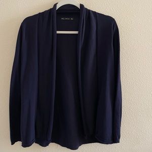 ZARA Cardigan Dark Navy Blue color